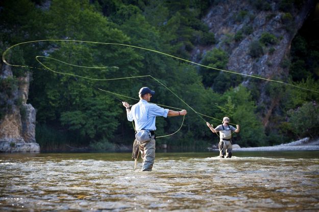 vara de pesca, agua, pesca com mosca, pescador, passatempo, peixe, natureza, recuperação, de água doce, truta