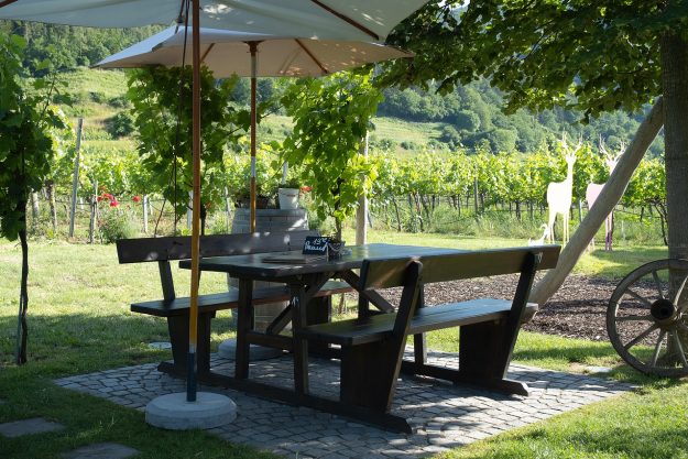 local, jardim de hóspedes, tabela, vazio, heuriger, banco, pousada, restaurante